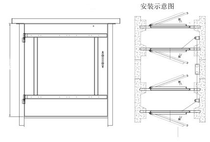 风门闭锁装置